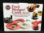 Norpro Fruit & Vegetable Wedger / Corer Nesting Set 3. Fixed Price $29.99.