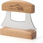 5INCH Alaskan Mezzaluna Ulu Knife, Salad Veggies Rocker Chopper Slicer Cutter. Fixed Price $18.98.