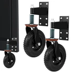 8" Gate Wheels Heavy Duty Spring-loaded Caster For Metal Tube Wooden. Fixed Price $62.60.