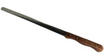 Ekco Vanadium Stainless 9" Serrated Bread Slicer Knife Wood Handle Made Usa. Fixed Price $12.00.