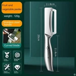 1 Pc Stainless Steel Peeler With Wooden Handle Fruit & Vegetable Slicer-new. Fixed Price $6.99.