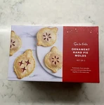 Set Of 2 Sur La Table Christmas Ornament Mini Pocket Hand Pie Molds New Box. Fixed Price $10.00.