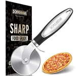 Schvubenr Premium Pizza Cutter Wheel - Ultra Sharp Stainless Large, Black. Fixed Price $8.97.