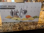 Ourokhome Rotary Grater Cheese Vegetable Slicer Shredder 3 Blades. Fixed Price $28.32.