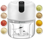 Electric Garlic Chopper, Mini Portable Veggie 250ML2.0, WHITE-250ML. Fixed Price $31.70.