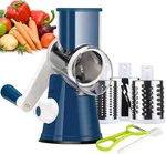 Ourokhome Rotary Cheese Grater Round Mandolin Slicer, Handheld Hashbrown Shredde. Fixed Price $39.09.