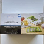 Mainstays Multifunction Mandolin Slicer Set 11PCS For Vegetables Fruit Cheese. Fixed Price $8.50.