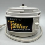 Vintage Presto Tater Twister Electric Curly Potato Cutter Base Only Tested. Fixed Price $19.99.