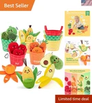Baby Sensory Toys - 16 Pcs My First Fruit Vegetable Color Sorting Play Food C.... Fixed Price $72.31.