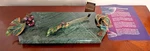 Jay Strongwater Large 20" Cheese Appetizers Tray Leaves & Berries Serving Board. Fixed Price $1200.00.
