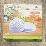 Salad Maker Slicer Cutter Bowl Vegetable Fruit Drainer Strainer. Fixed Price $10.00.
