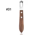 Viski Channel Knife Cocktail Garnish Citrus Zester Walnut Wood Stainless Steel. Fixed Price $11.95.