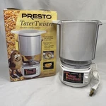 Vintage Presto Tater Twister 02933 Electric Potato Veggie Fries Cutter. Fixed Price $39.95.