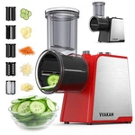 Vvakam Electric Cheese Grater, 300W Dc Motor Rotary With 5 Diff.... Fixed Price $122.11.