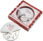 "a Slice Of Love" Stainl Steel Pizza Cutter Wheel. Fixed Price $11.14.
