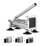 French Fry Cutter Potato Slicer 1/2 3/8 1/4-INCH Stainless Steel Blades Carrot. Fixed Price $160.73.
