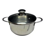 Ipac Italiana Passione 2.5L Double Handle Stainless Steel Saucepan Pot & Lid. Fixed Price $29.99.