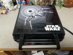 Star Wars 4-WAFFLE Maker, Black With X-wing Graphic, Disney (LSW-281CN). Fixed Price $22.00.
