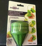 New Mastrad Deco Veggie Slicer 3-IN-1 Spiral Julienne Vegetable Green. Fixed Price $12.99.