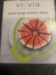 Viovia Extra Large Watermelon Slicer W/ Easy Grip Handles New In Box Apx 14" Dia. Fixed Price $12.00.