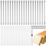 20 Pcs Bow Blades, 10.8" For Homemade Bread, Stainless Steel .... Fixed Price $40.12.