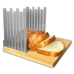 Slicer For Homemade Bread, Adjustable Stainless Steel Slicing Gui.... Fixed Price $38.30.