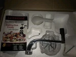 New Presse Gourmet Food Styler Slicer 8 In 1 Processor Prep Attachments. Fixed Price $62.99.