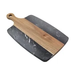 Splicing Style Acacia Wood Marble Cutting Board For Steak Bread Fruit Cheese .... Fixed Price $36.85.