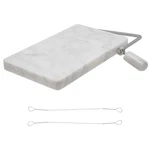 Kitchen-rite Marble Cheese Board And Slicer 8" X 5" Inches. Fixed Price $19.99.