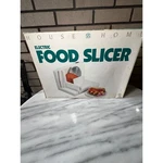 House & Home Electric Food Slicer FS280 White Kitchen Appliance W/ Manual Works. Fixed Price $29.97.