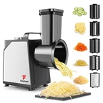 Electric Cheese Grater And Vegetable Slicer, 250W, 5-IN-1 Kitchen Salad Chopp.... Fixed Price $95.76.