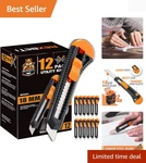 Razor Sharp 12-PACK Box Cutters With Wider Blades Perfect For Home & Office. Fixed Price $16.99.