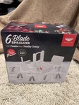 Paderno World Cuisine 6-BLADE Vegetable Slicer / Spiralizer Counter-mounted A.... Fixed Price $29.99.