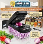 Mueller Pro-series 10-IN-1 8 Blade Vegetable Chopper Mandoline Slicer Onion. Fixed Price $37.63.
