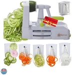 5-BLADE Vegetable Spiralizer: Strongest-heaviest Slicer, Best Veggie P.... Fixed Price $50.95.
