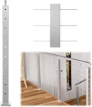 Cable Railing Post Kit 36" Stainless Steel Deck 2X2 Square Undrilled. Fixed Price $42.89.