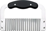 Hic Kitchen Crinkle-cut Wave Slicer French Fry Vegetable Cutter, Black Handle. Fixed Price $21.95.
