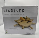 Legacy By Picnic Mariner Revolving Cheese Board And Tools Set Open Box. Fixed Price $18.99.