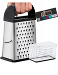 Gorilla Grip Professional 100% Bpa Free 4-SIDED Cheese Grater, Stainless Stee.... Fixed Price $17.00.