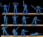 Oliver French Foreign Legion 12 All Poses Unpainted 60MM Toy Soldiers 1995. Fixed Price $29.99.