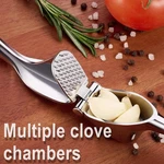 Garlic Press Zinc Alloy Mincer Crusher Soft Grip Handle Easy Clean Tool. Fixed Price $15.99.