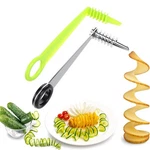 Heclia 2PCS Piranha Spiral Cutter, Stainless Steel One Size, Silver, Green. Fixed Price $14.99.