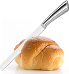 Serrated Bread Knife, Pastry-slicer 10" Or 8 Inch Blade,one-piece Stainless .... Fixed Price $7.99.