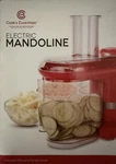 Cooks Essentials Electric Mandolin/grater/slicer 6 Attachments Model IZVS001 New. Fixed Price $39.95.
