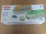 New Unopened Box Oxo Good Grips Spiralize, Grate, & Slice Set - 4 Blades. Fixed Price $38.00.
