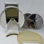 Vintage 1970S Popeil's Kitchen Magician Food Cutter Slicer Shredder Good Cond. Fixed Price $29.99.