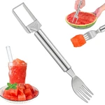 Iokuki 2-IN-1 Watermelon Slicer Fork Stainless Steel. Fixed Price $20.00.