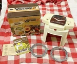 Vtg 1975 Popeil Veg Matic Ii Food Cutter Complete In Box Manual Recipe Booklet. Fixed Price $34.50.