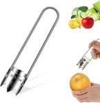 Fruit And Vegetable Corer Tool, Stainless Steel Red Bell Pepper Seed. Fixed Price $5.99.