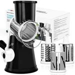 X Home Rotary Cheese Grater For Kitchen, Shredder With 3 Interchangeable Blad.... Fixed Price $25.57.